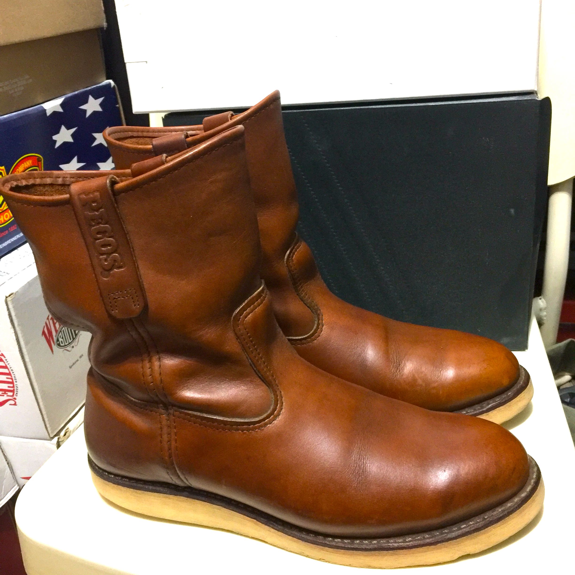 Redwing Pecos Boots 866 Russet - US10E 