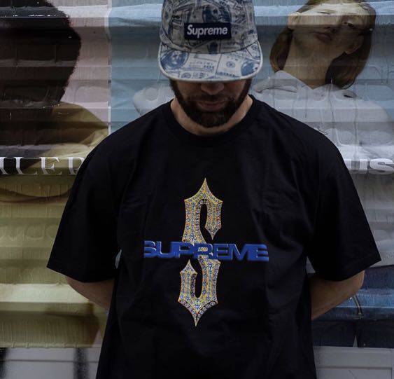 Supreme tee ss18 sale