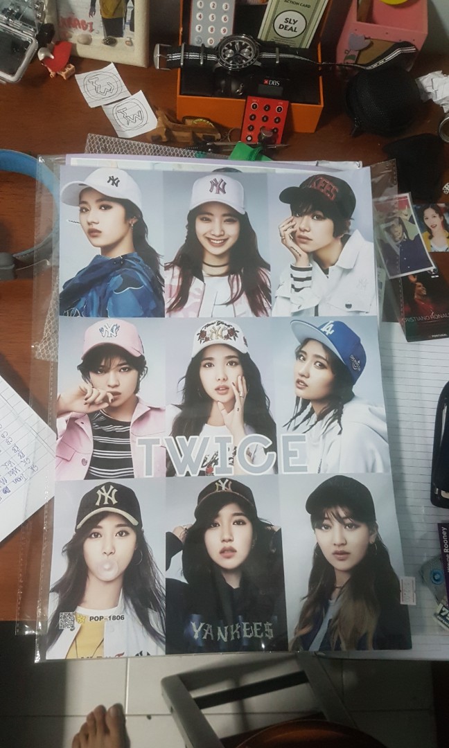 Twice Poster Mlb Edition Entertainment K Wave On Carousell