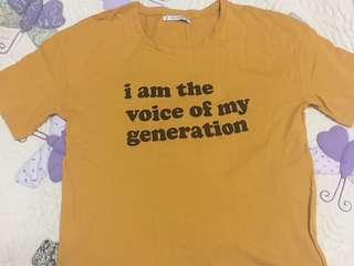 Yellow T-shirt