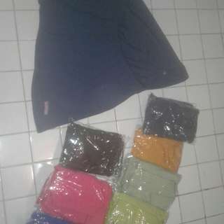 Jilbab instan serut