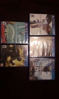 PS4 Games For Sale 1.5K each or 5K (5pcs)