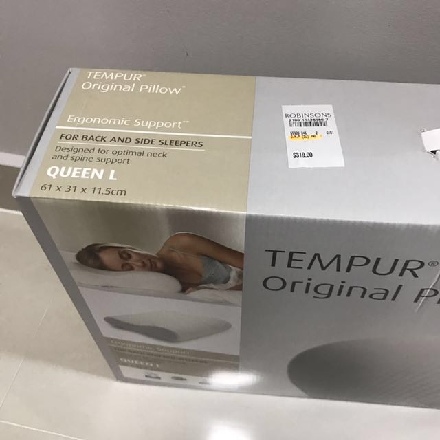 1 Large Tempur Original Pillow from Robinsons Furniture Home