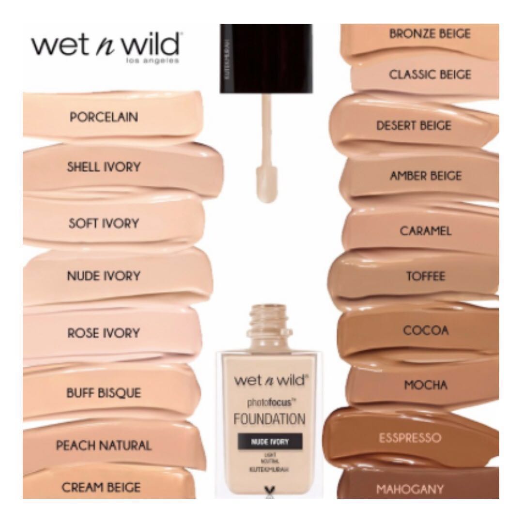 Wet N Wild Photo Focus Foundation Peach Natural - Daftar 