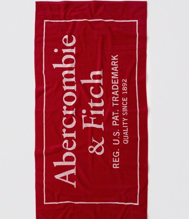 abercrombie beach towel