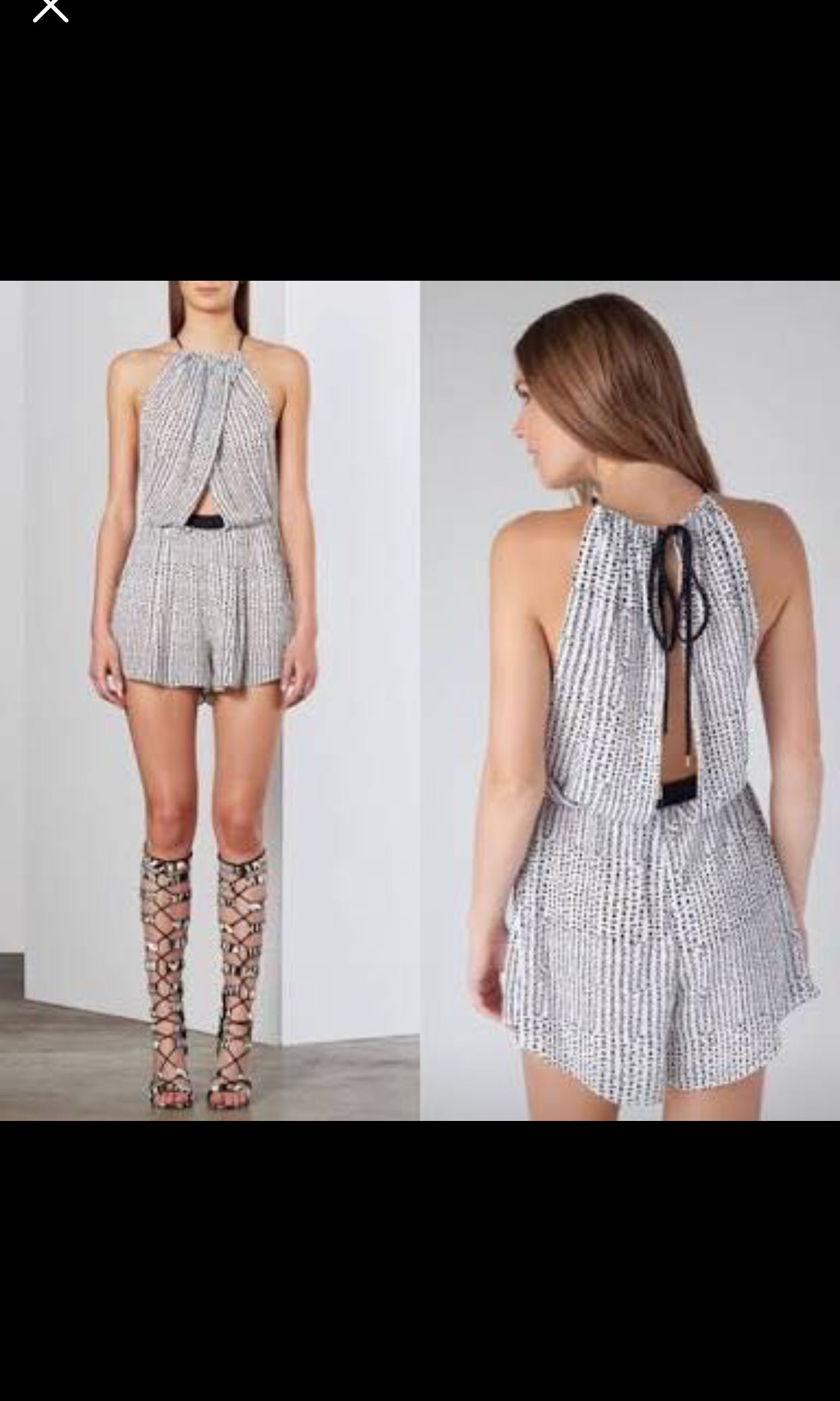 playsuit size 8