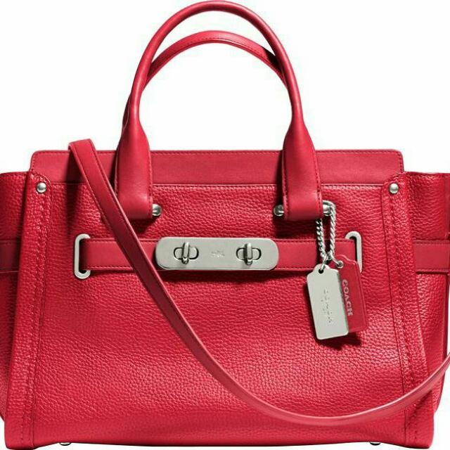 Coach new arrivals swagger red