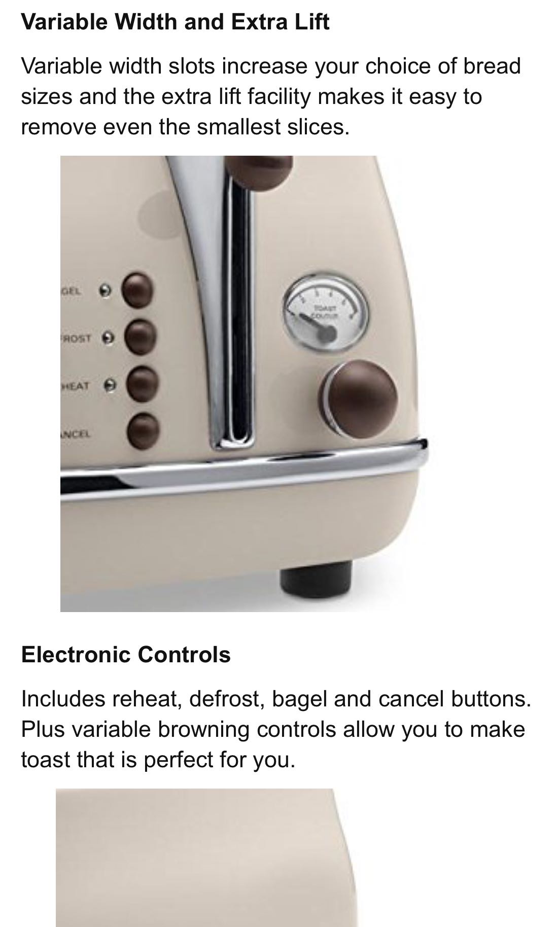 Delonghi Vintage Icona 4 Slice Toaster Cream TV Home Appliances Kitchen Appliances Coffee Machines Makers on Carousell