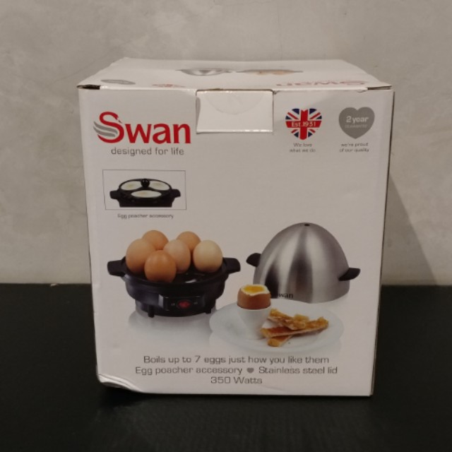 egg boiler and poacher swan