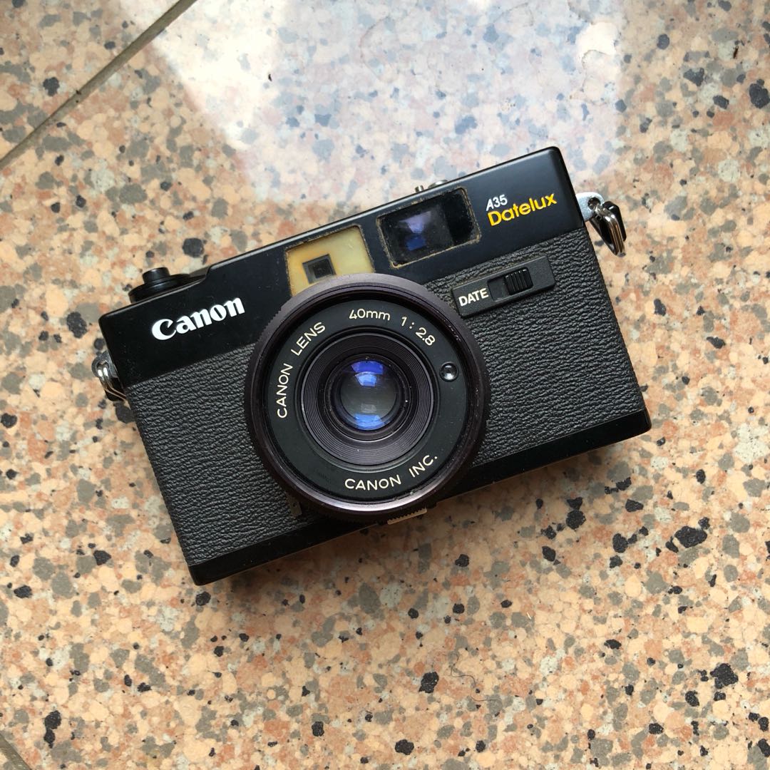 exc canon a35 datelux vintage 35mm film camera