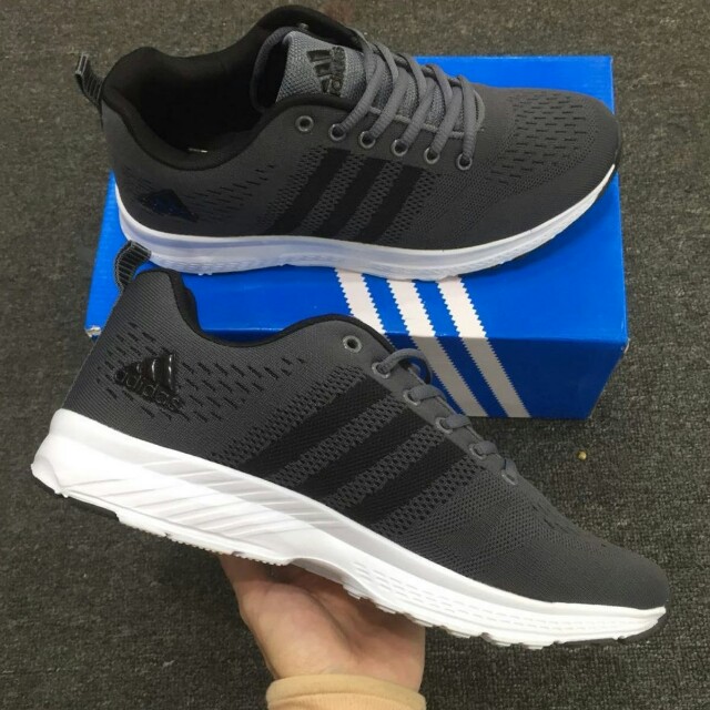 adidas cloudfoam dark grey