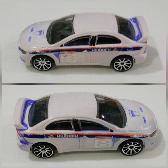 Hot wheels color shifters lancer evolution top