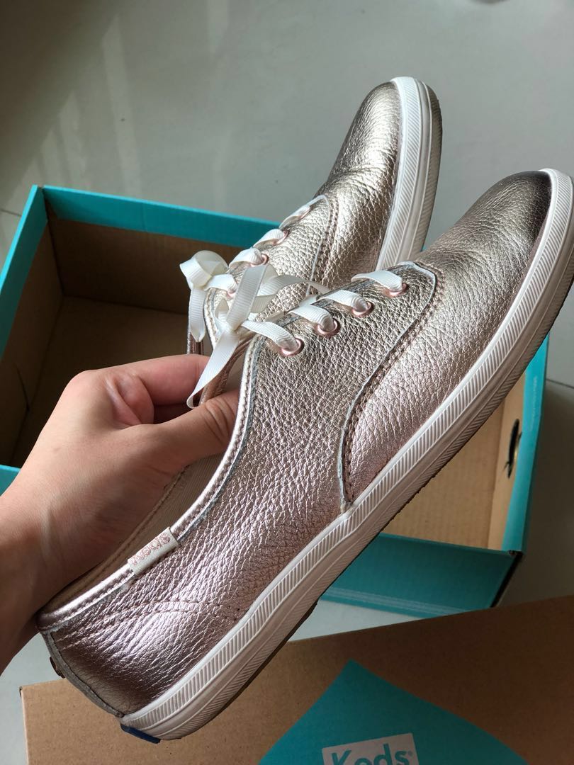 keds rose gold shoes