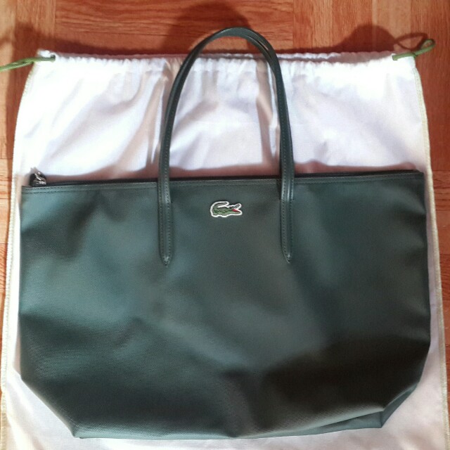 lacoste green bag