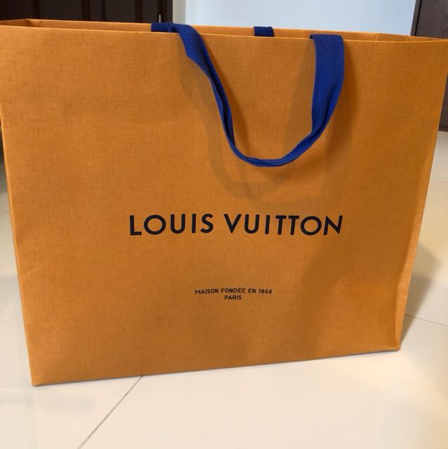 Louis vuitton paper bag for sale new arrivals