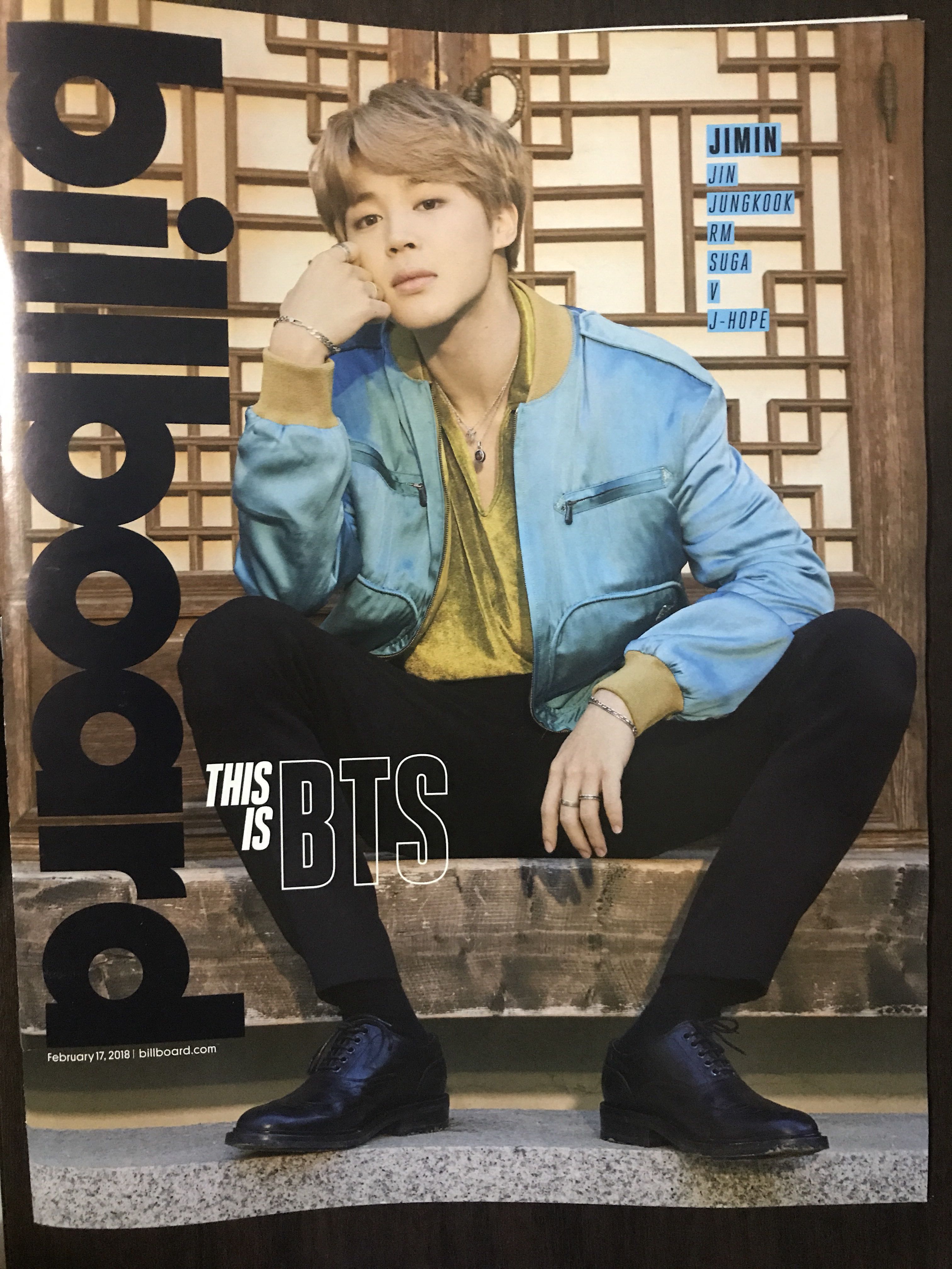 Official BTS Billboard Jimin Magazine (No Poster