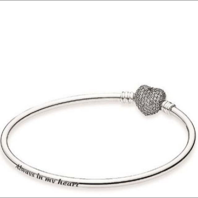 Pandora Always In My Heart Pave Bangle Luxury Watches on Carousell