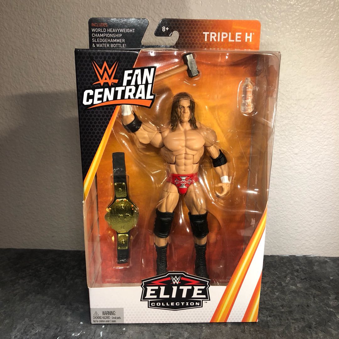 Reserve Early Wwe Elite Fan Central Toys R Us Exclusive Triple H