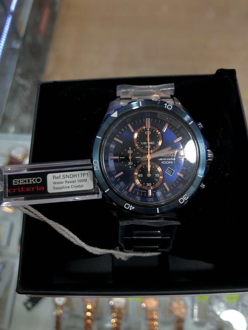 SEIKO Limited Edition Chronograph watch Men s Fashion Watches