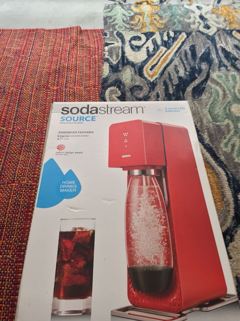 Sodastream Source (Red) BNIB, TV & Home Appliances, Kitchen Appliances