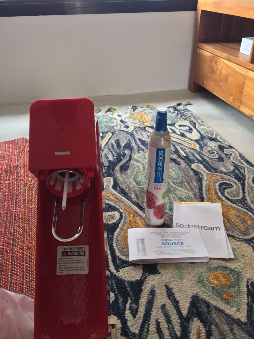 Sodastream Source (Red) BNIB, TV & Home Appliances, Kitchen Appliances
