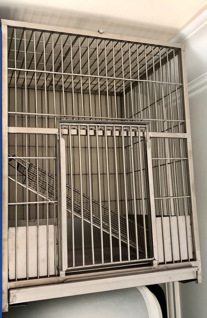 Stainless steel chinchilla cage, Pet Supplies, Homes & Other Pet