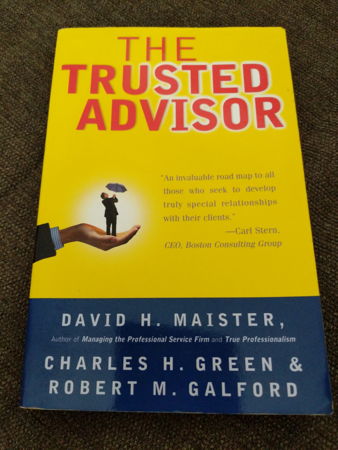 The Trusted Advisor David H Maister Books Stationery