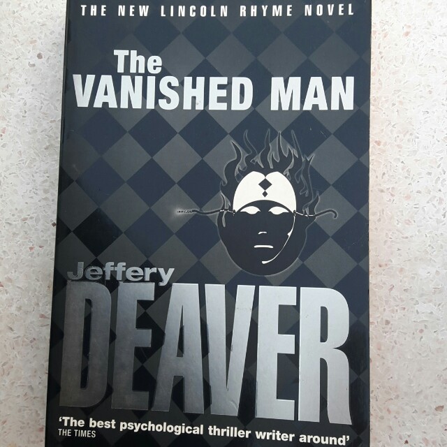 The Vanished Man By Jeffery Deaver Books Stationery Fiction On Carousell