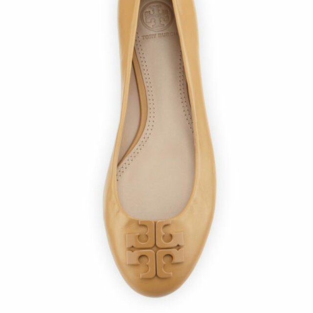 tory burch lowell leather ballet flat