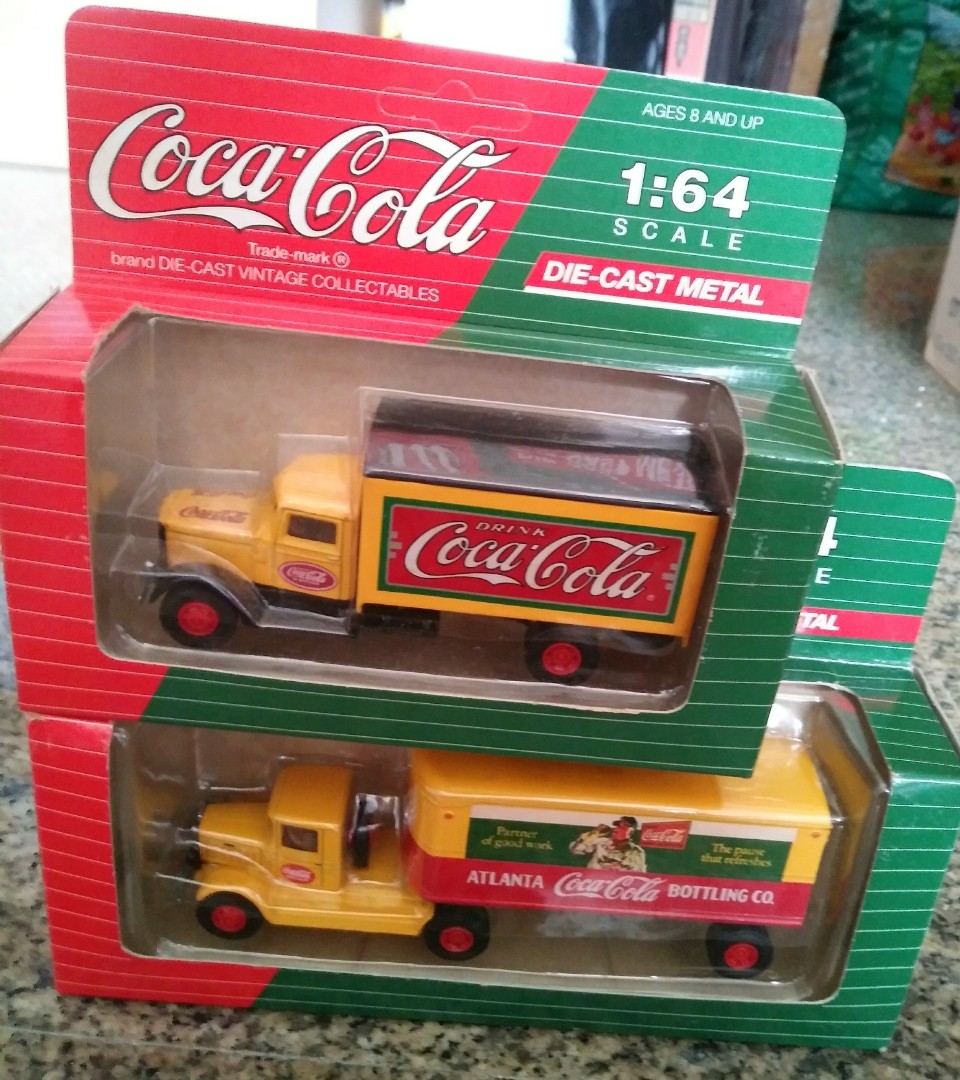 Coca cola diecast vintage vehicles on sale