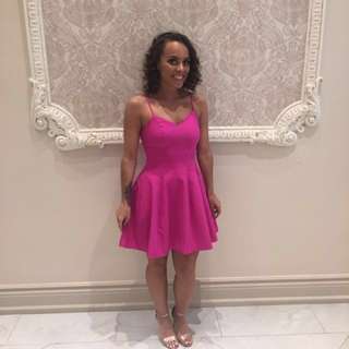 Bebe Pink Dress Size 4