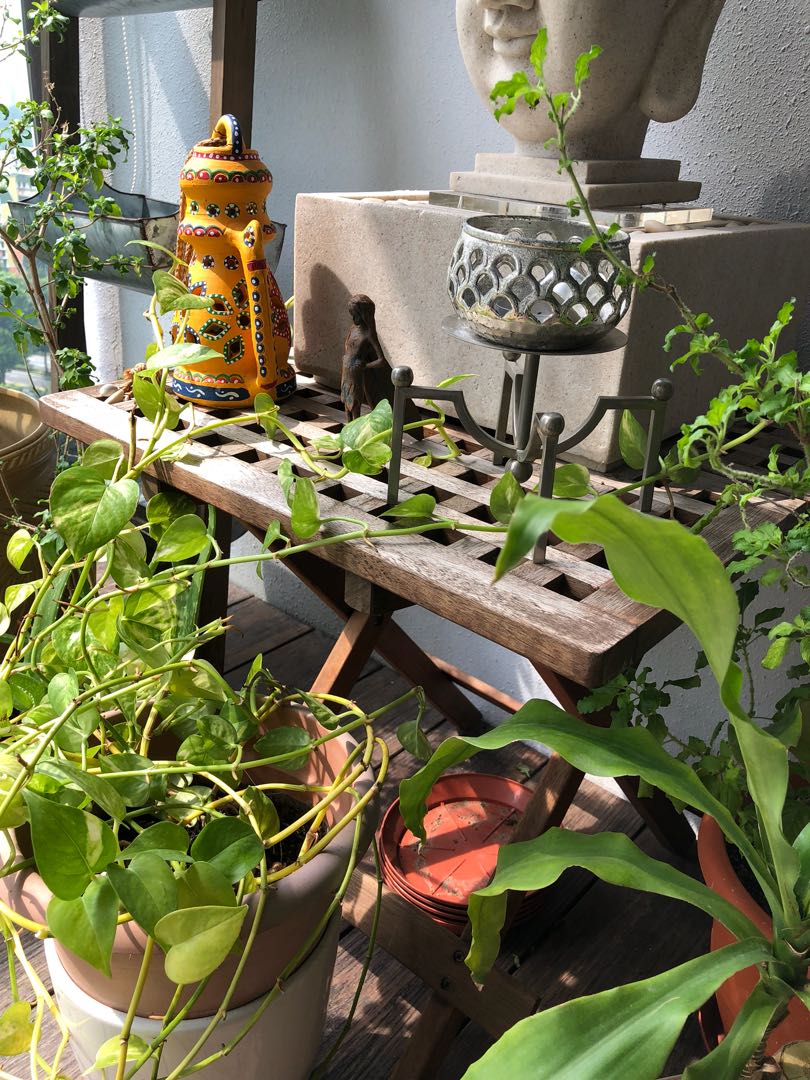 1 Ikea folding table and chair for indoor or outdoor use, Babies & Kids, Baby Nursery & Kids