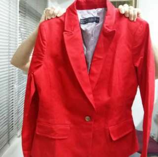 Blazer red zara