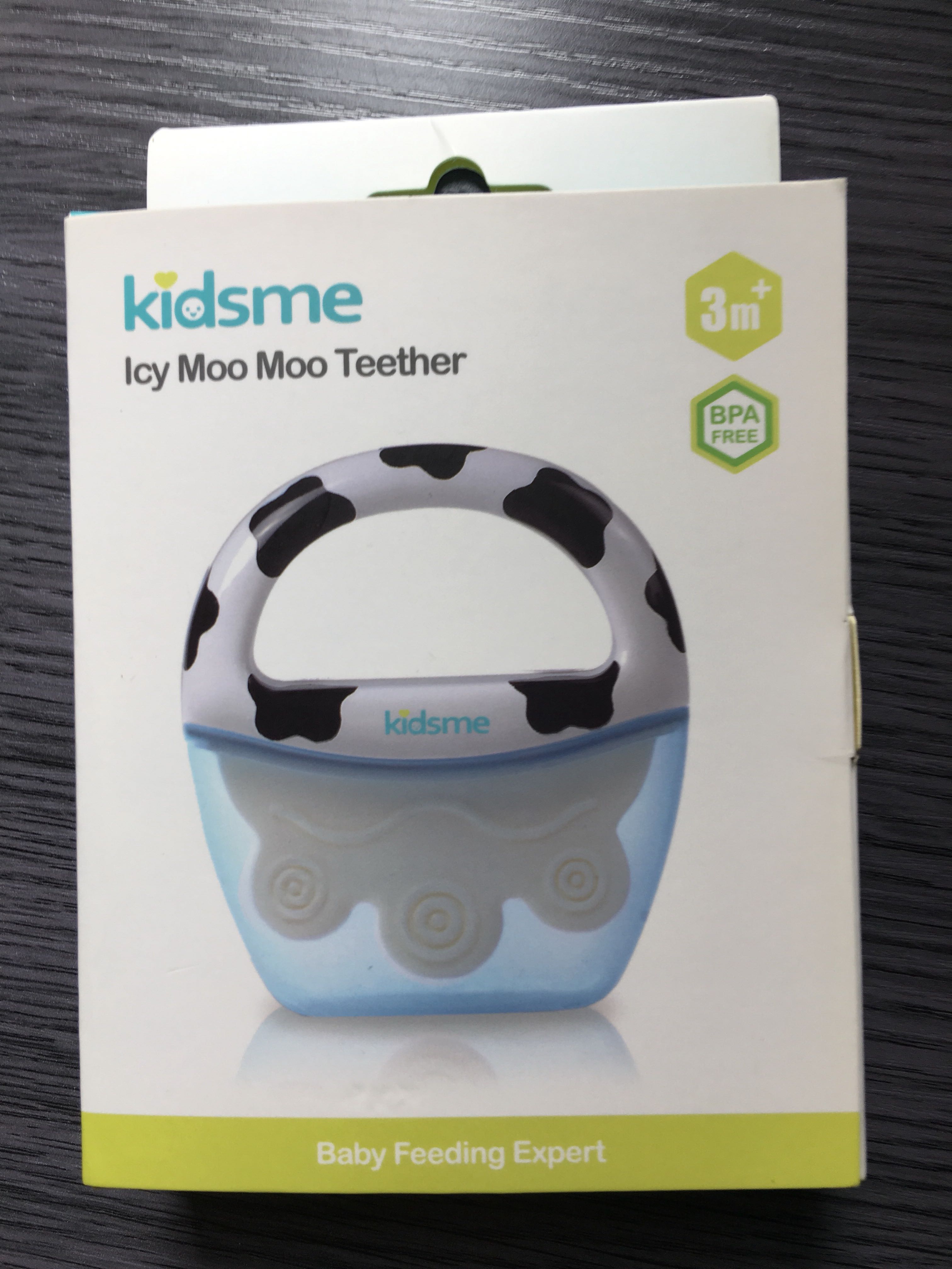 kidsme icy moo moo teether