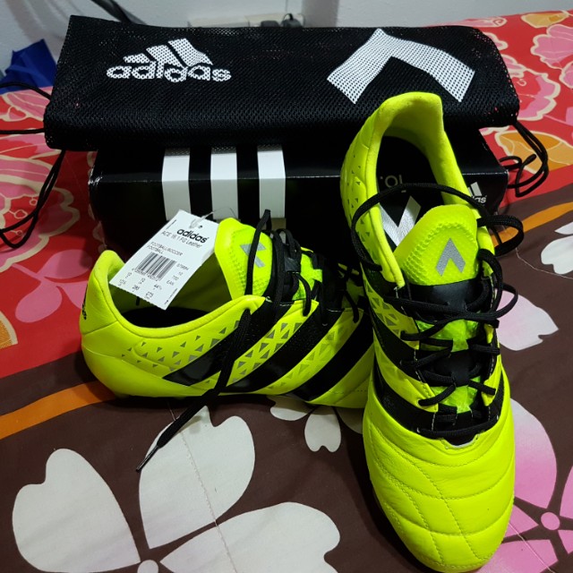 Adidas 16.1 FG Leather Boots, Sports Equipment, Sports & Games, Racket & Ball on Carousell