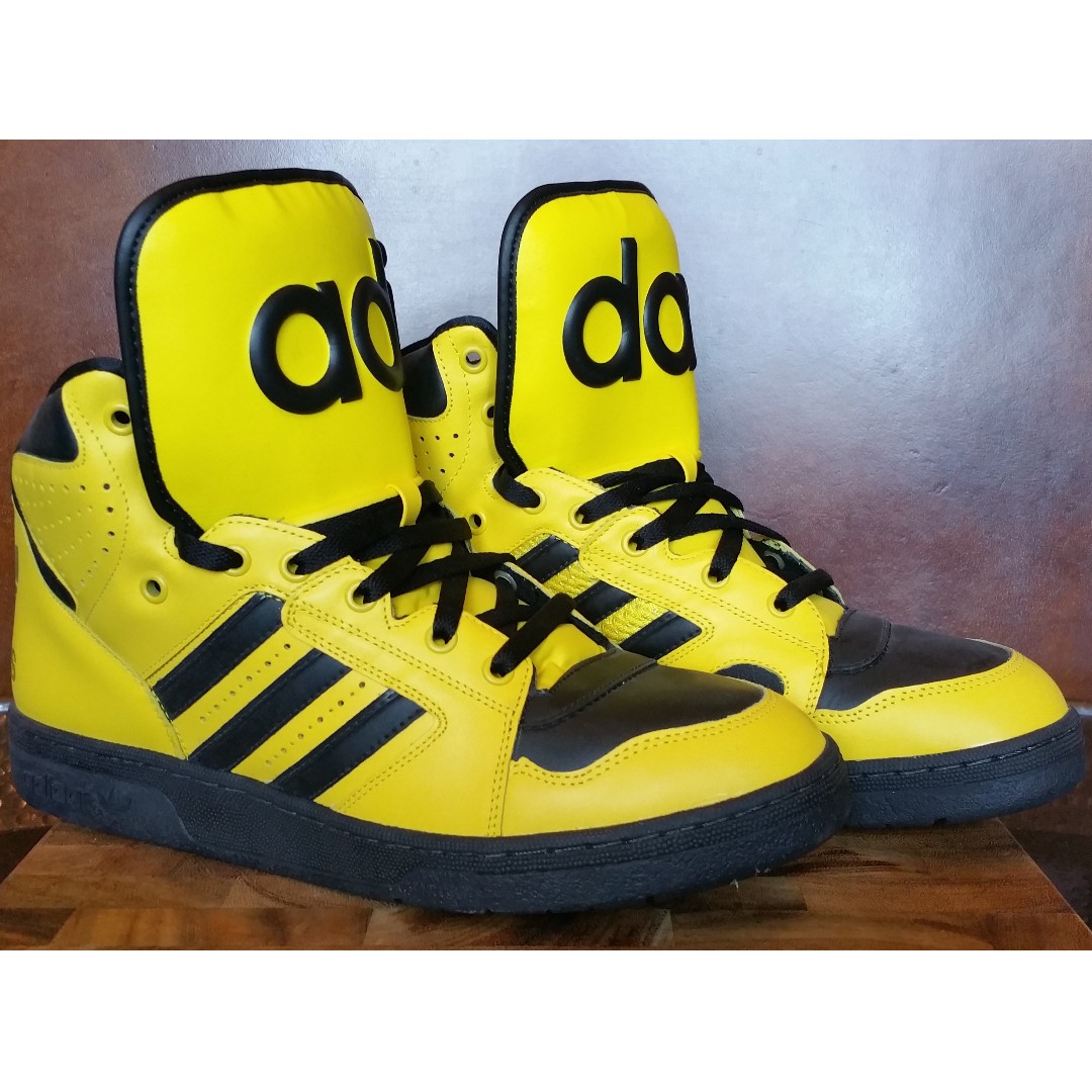 Adidas By Scott Instinct Hi Shoes Yellow Black, Men's Fashion, Sneakers on Carousell