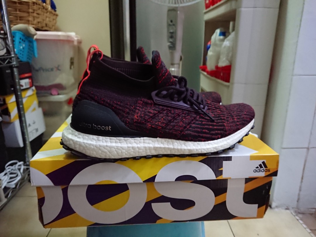 Adidas Ultra Boost ATR Mid Red Men s Fashion Footwear Sneakers