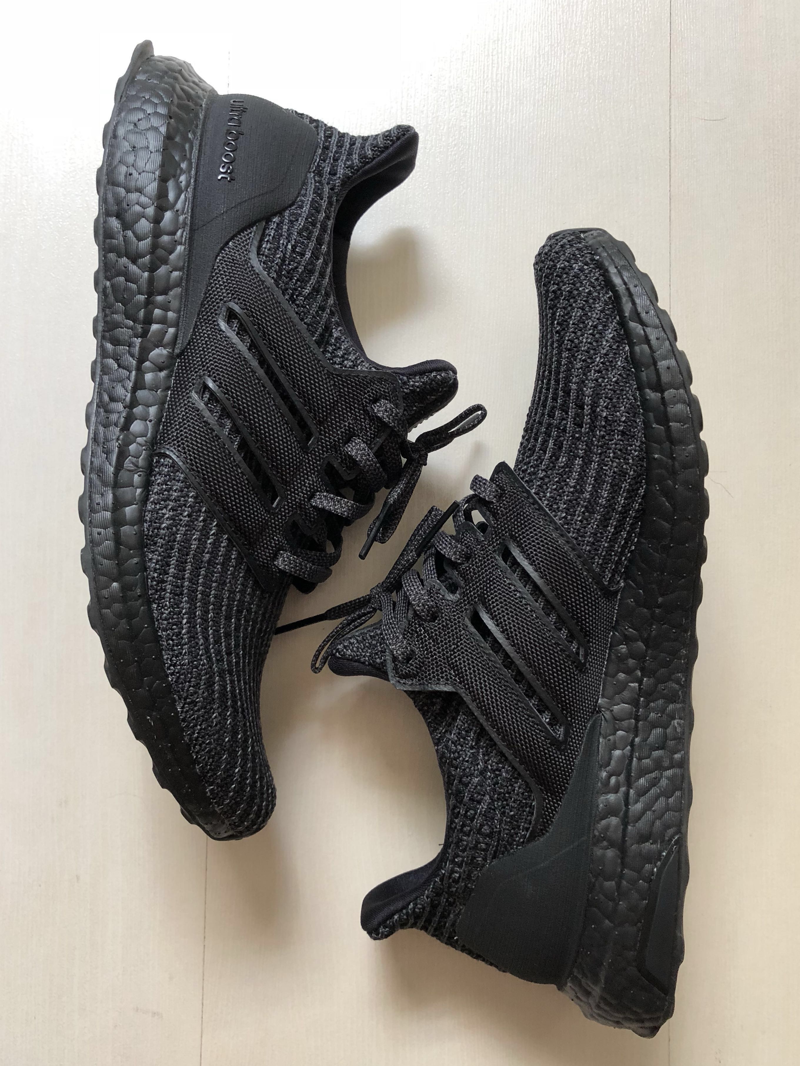 Ultra boost triple black nubuck on sale