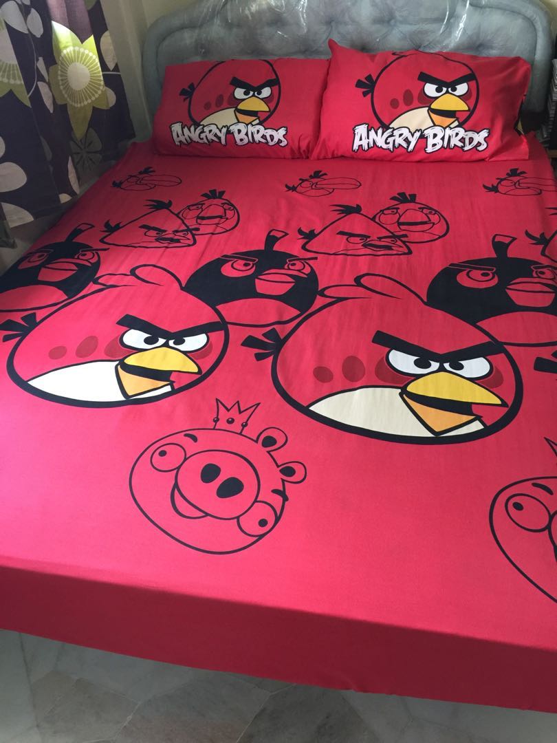 Angry Bird Queen Size Set Home Furniture Others On Carousell