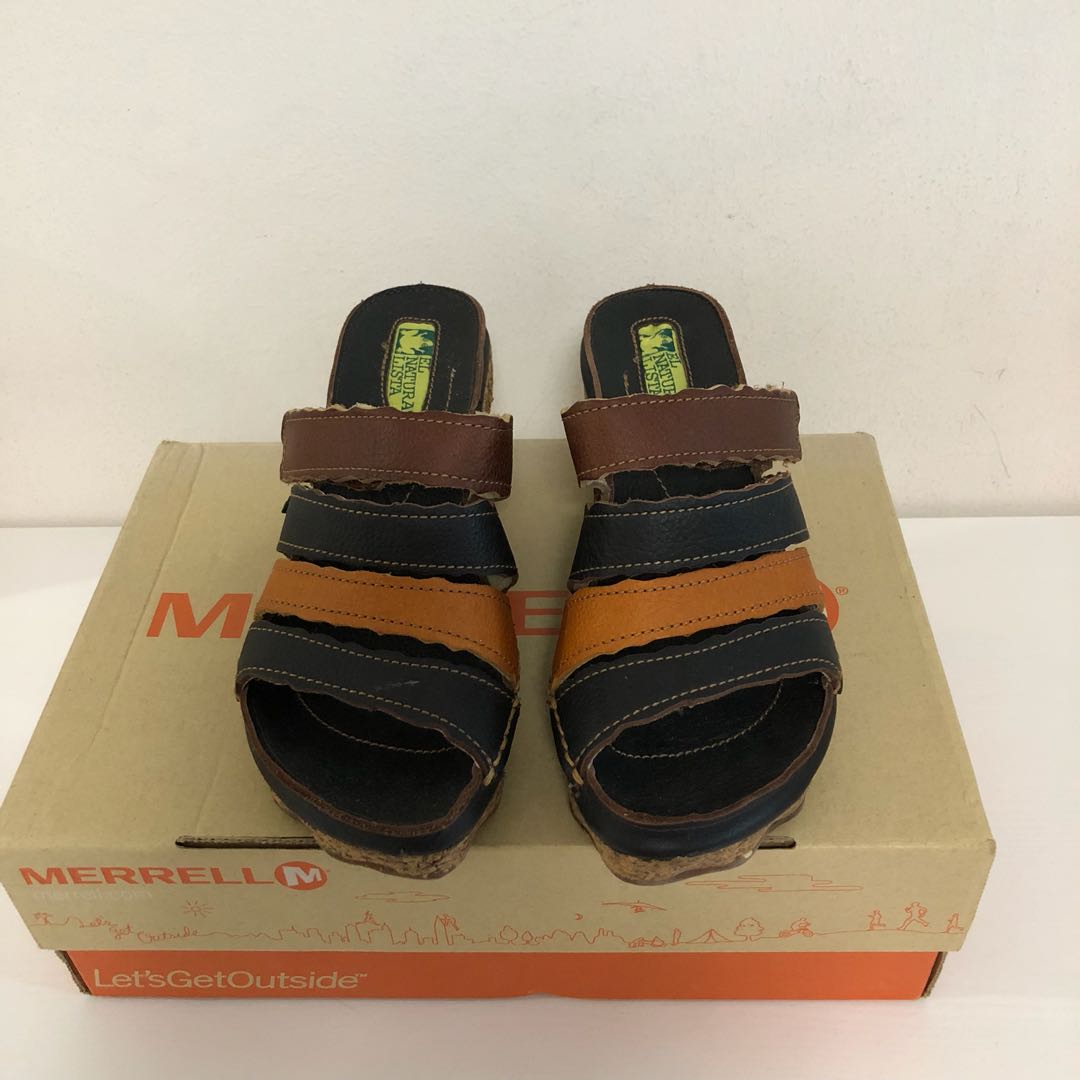 Authentic El Natura Lista Brown Shoes Women S Fashion Footwear Shoe Inserts On Carousell