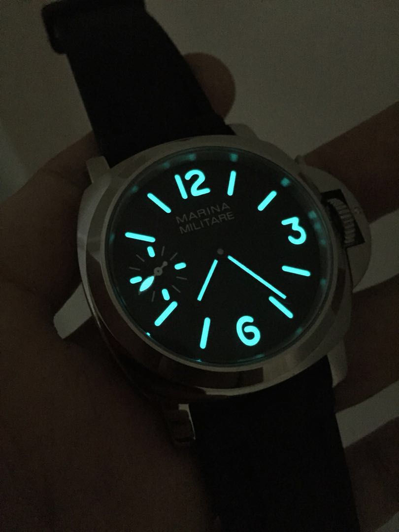 Parnis marina militare cheap 44mm
