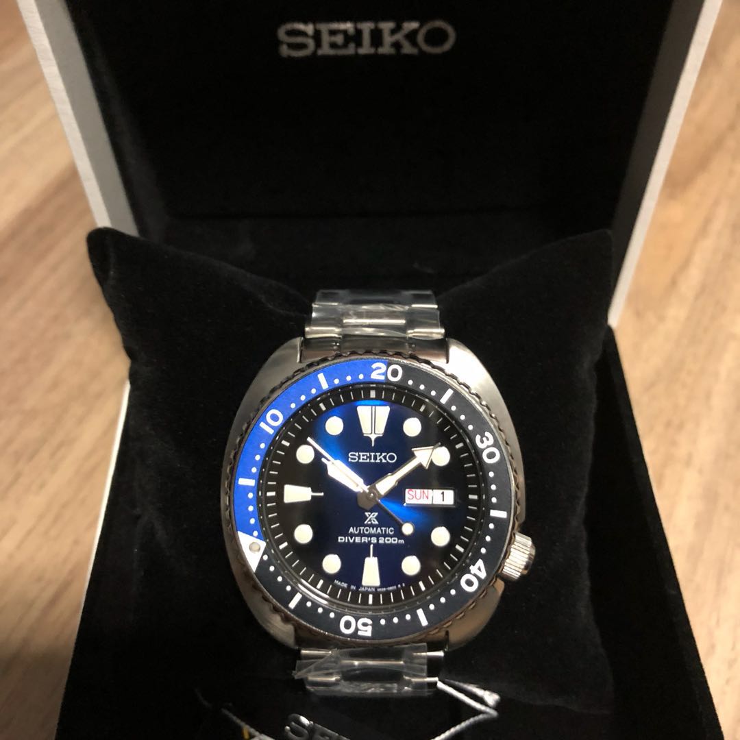 BNIB Made in Japan SEIKO PROSPEX TURTLE 200M AUTOMATIC BLACK/BLUE REF.  SRPC25J1 SRPC25J SRPC25 Man Watch, Men's Fashion, Watches & Accessories,  Watches on Carousell