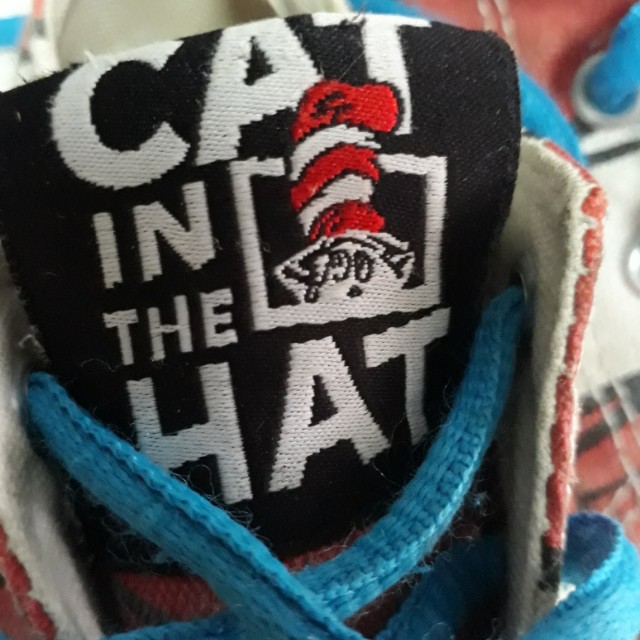 cat in the hat converse shoes