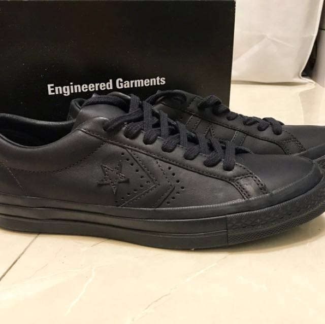 ［全新］Converse One Star OX x Engineered Garments US8 EG 不對稱 深藍 beams plain 日本