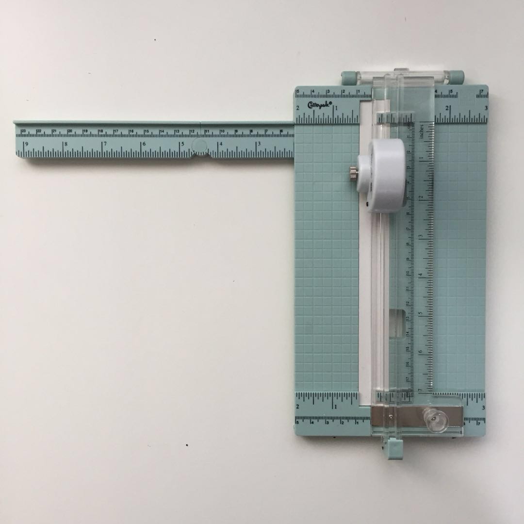 CutterBee Cutterpede Mini Paper Cutter with Rotary Blade, Hobbies