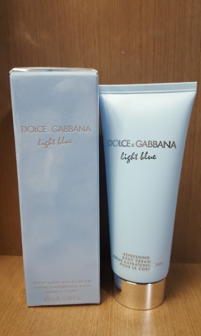 dolce gabbana light blue cream