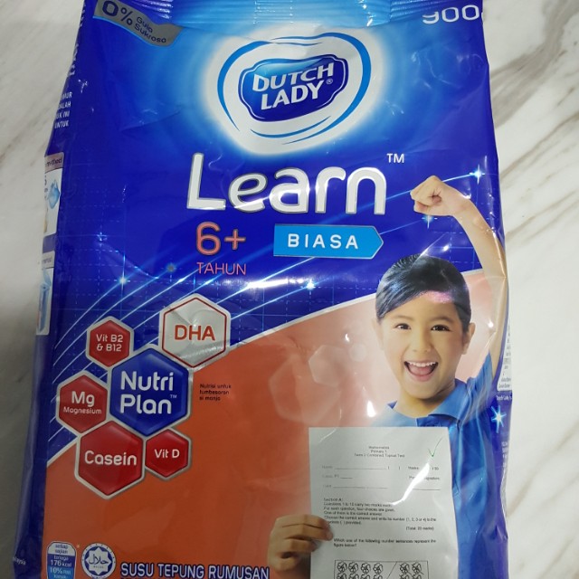 Dutch Lady Learn Age 6 Biasa Milk Powder 900g Brand New Babies Kids Nursing Feeding On Carousell
