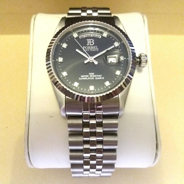 FORBEL Swiss Superlative Quartz Watch 瑞士 FORBEL 精鋼石英腕錶, 名牌, 手錶 Carousell