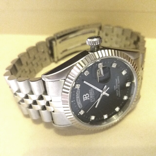 FORBEL Swiss Superlative Quartz Watch 瑞士 FORBEL 精鋼石英腕錶, 名牌, 手錶 Carousell