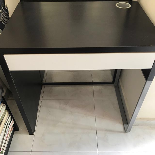 Free Office Table W Drawer W Chords Hole For 1 Wardrobe On Carousell
